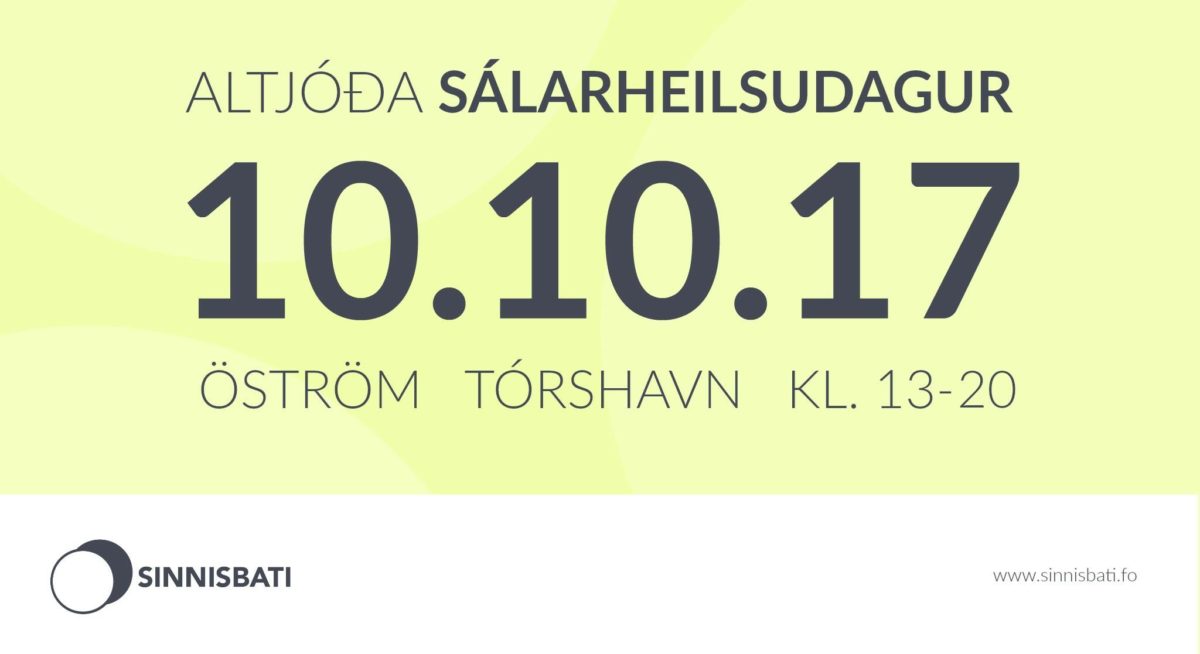 Altjóða Sálarheilsudagur 2017